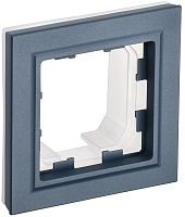 Рамка универсальная IEK Brite РУ-1-БрМ-44 1-м. IP44 маренго картинка